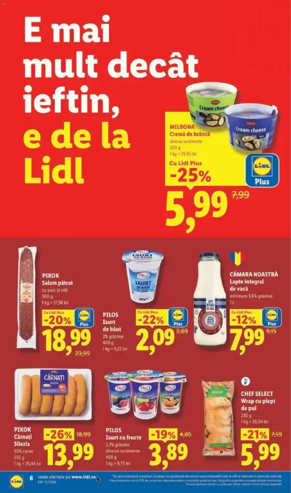 Cataloage Catalog Lidl online: Ofertă actuală din 23.03.2026 - 23-03-2026 - 29-03-2026.