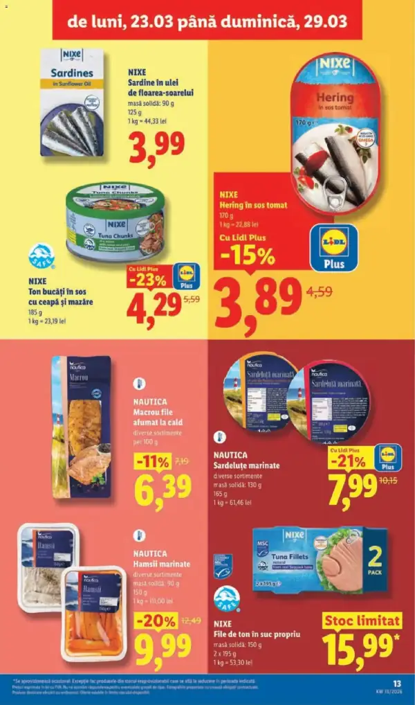 Cataloage Catalog Lidl online: Ofertă actuală din 23.03.2026 - 23-03-2026 - 29-03-2026.