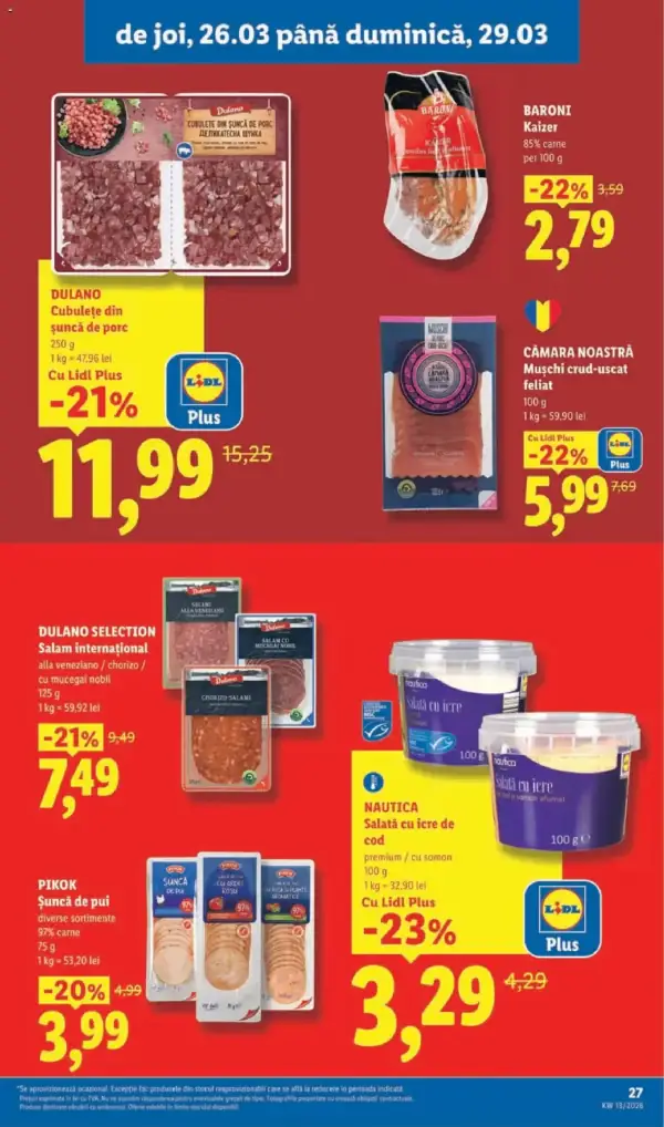 Cataloage Catalog Lidl online: Ofertă actuală din 23.03.2026 - 23-03-2026 - 29-03-2026.