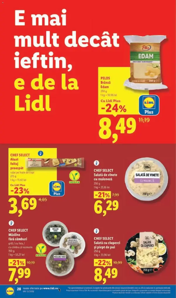 Cataloage Catalog Lidl online: Ofertă actuală din 23.03.2026 - 23-03-2026 - 29-03-2026.