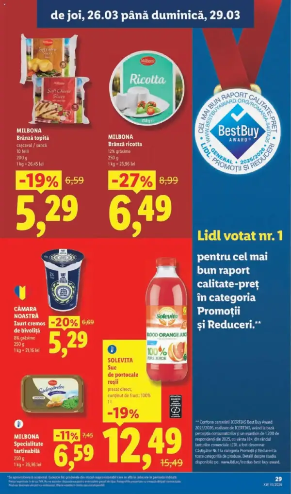Cataloage Catalog Lidl online: Ofertă actuală din 23.03.2026 - 23-03-2026 - 29-03-2026.