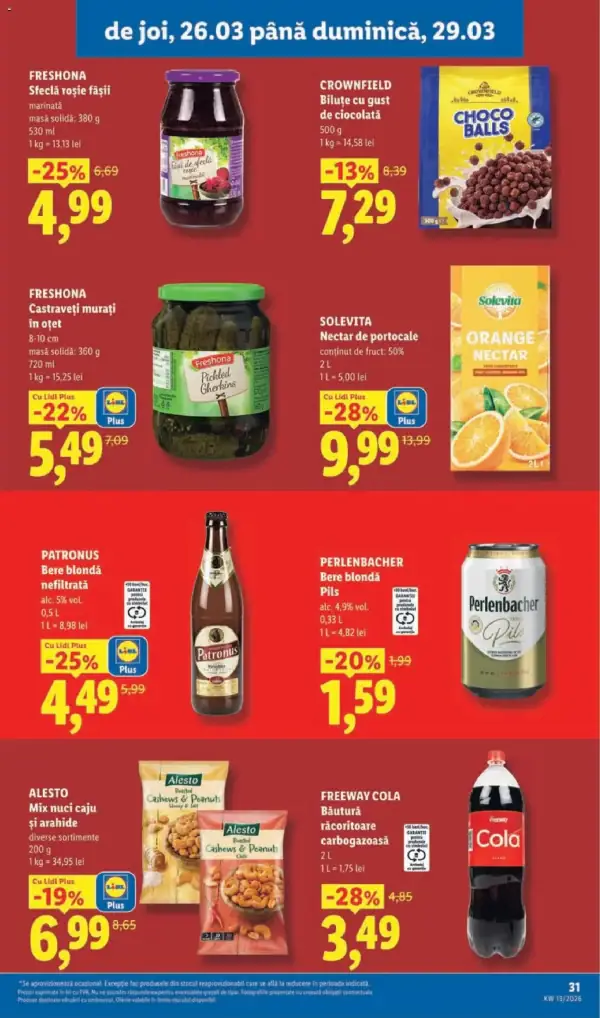 Cataloage Catalog Lidl online: Ofertă actuală din 23.03.2026 - 23-03-2026 - 29-03-2026.
