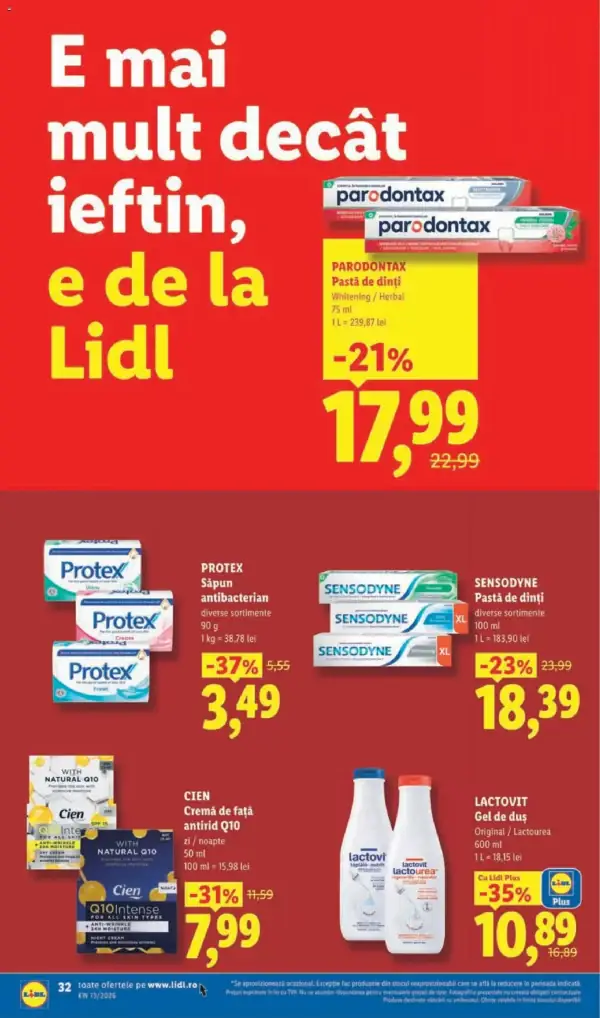 Cataloage Catalog Lidl online: Ofertă actuală din 23.03.2026 - 23-03-2026 - 29-03-2026.