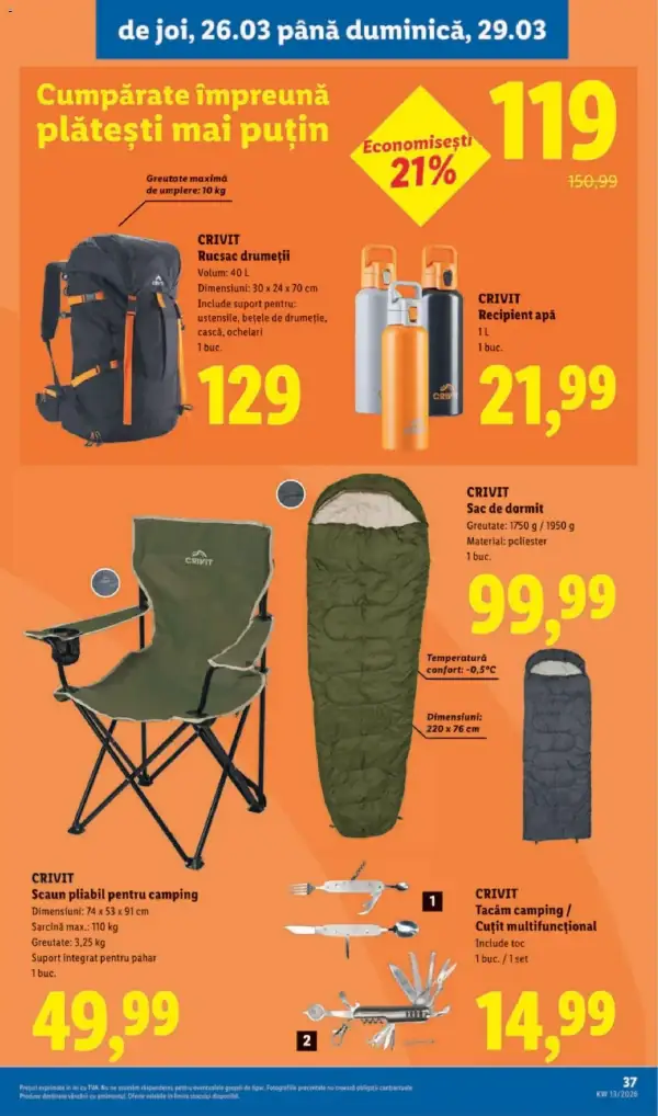 Cataloage Catalog Lidl online: Ofertă actuală din 23.03.2026 - 23-03-2026 - 29-03-2026.