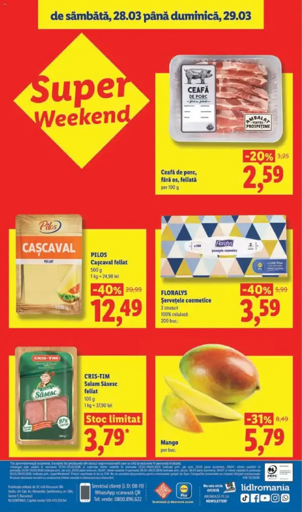Cataloage Catalog Lidl online: Ofertă actuală din 23.03.2026 - 23-03-2026 - 29-03-2026.