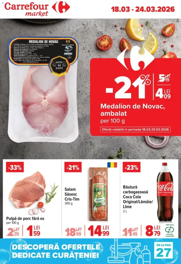 Cataloage Catalog Carrefour: Ofertă actuală din 18.03.2026 - 18-03-2026 - 24-03-2026.