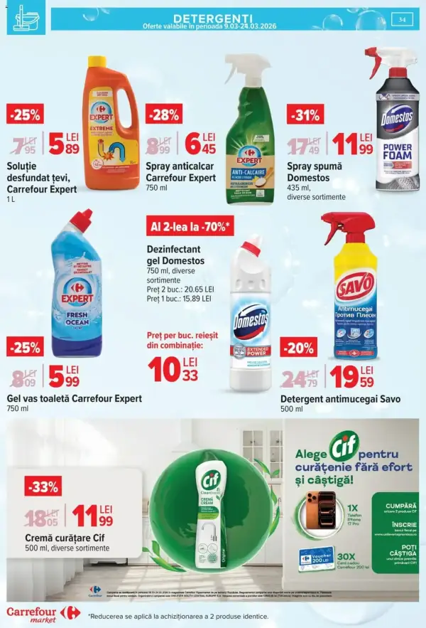 Cataloage Catalog Carrefour: Ofertă actuală din 18.03.2026 - 18-03-2026 - 24-03-2026.