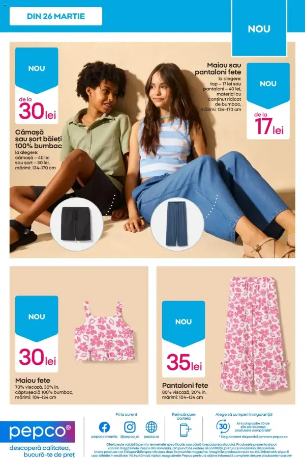 Cataloage Catalog Pepco: Ofertă actuală din 19.03.2026 - 19-03-2026 - 25-03-2026.