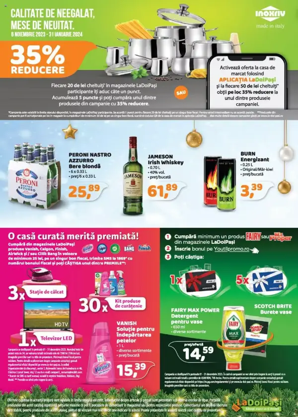 Cataloage LaDoiPaşi: Ofertă actuală din 01.12.2023 - 01-12-2023 - 01-01-2024.