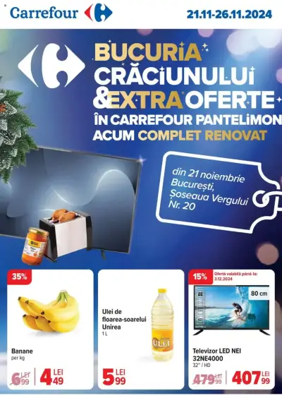 Carrefour: Ofertă actuală din 21.11.2024 - "Catalog Pantelimon"