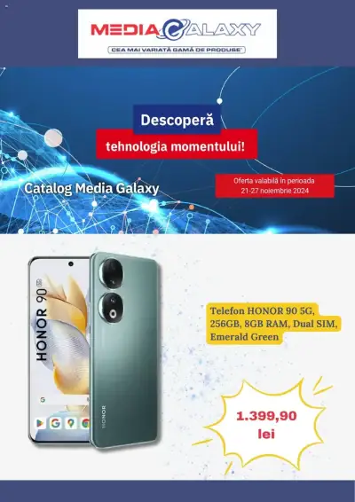 Media Galaxy: Ofertă actuală din 21.11.2024 - Oferte electrocasnice