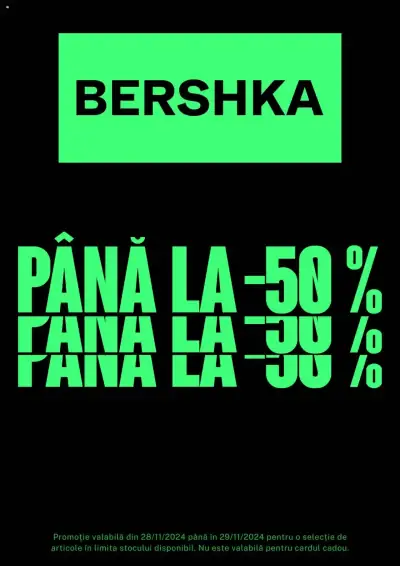 Bershka: Ofertă actuală din 28.11.2024