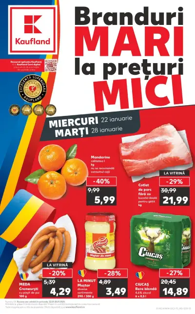 Kaufland: Ofertă actuală din 22.01.2025 - Revista "Deva"