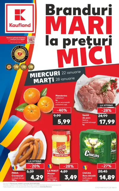 Kaufland: Ofertă actuală din 22.01.2025 - Revista "Iaşi"