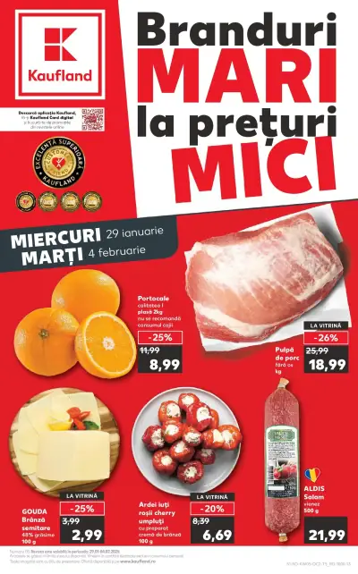 Kaufland: Ofertă actuală din 28.01.2025 - Revista "Catalog Kaufland până în data de 02.02.2025"