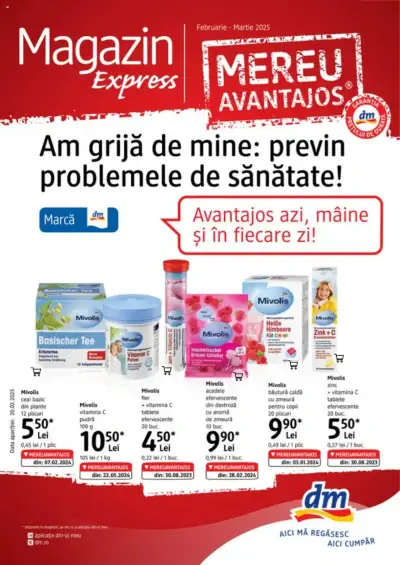 dm Drogerie Markt: Ofertă actuală din 20.02.2025 - 18.03.2025 Revista, oferte