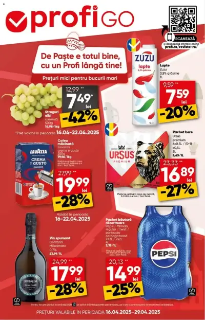 Profi: Ofertă actuală din 16.04.2025 - Oferte "Revista Go"