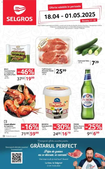 Selgros: Ofertă actuală din 18.04.2025 - Food