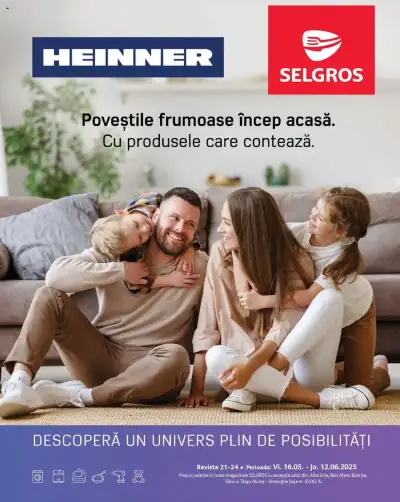 Selgros: Ofertă actuală din 16.05.2025 - Heinner