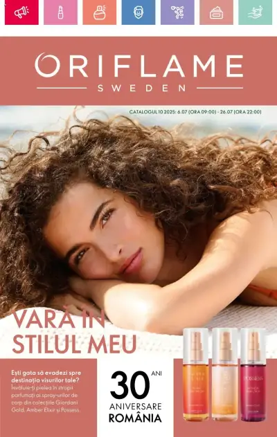 Oriflame: Ofertă actuală din 06.07.2025 - 26.07.2025 "Catalog 10 2025"