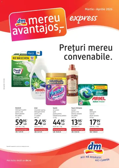 Catalog DM drogerie markt: Ofertă actuală din 19.03.2026