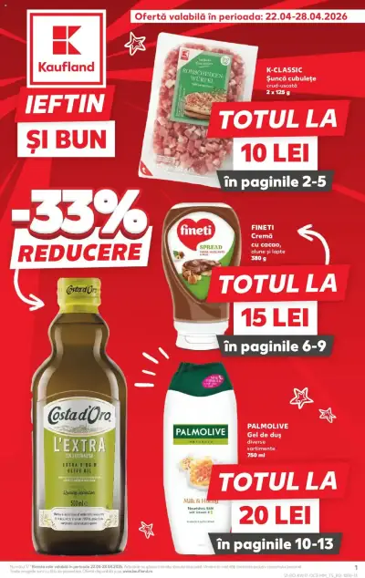 Kaufland Catalog Tematic: Ofertă actuală din 22.04.2026