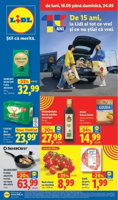 Catalog Lidl online: Ofertă actuală din 18.05.2026