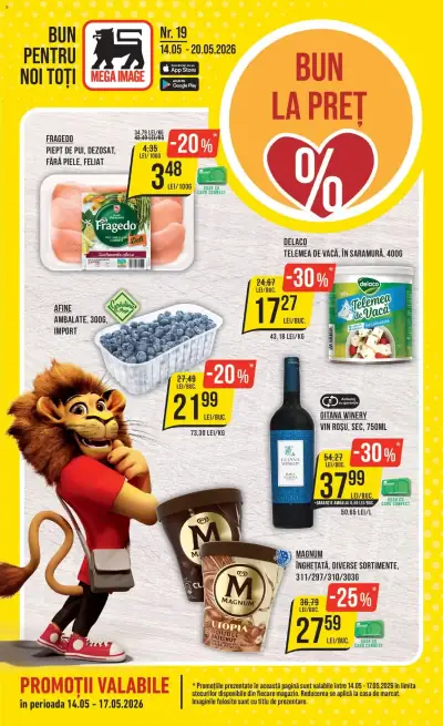 Catalog Mega Image online: Ofertă actuală din 14.05.2026