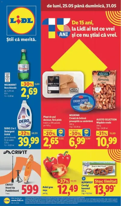 Catalog Lidl online: Ofertă actuală din 25.05.2026