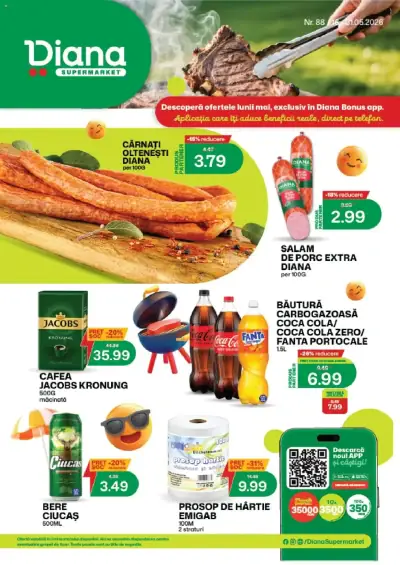 Diana supermarket: Ofertă actuală din 16.05.2026