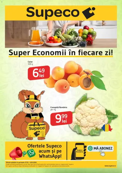 Supeco Catalog Legume Fructe: Ofertă actuală din 27.05.2026