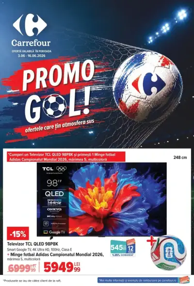 Carrefour Catalog Fotbal: Ofertă actuală din 03.06.2026