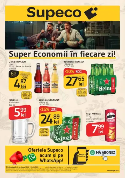 Supeco Catalog Bilingv Bere & Chips: Ofertă actuală din 11.06.2026