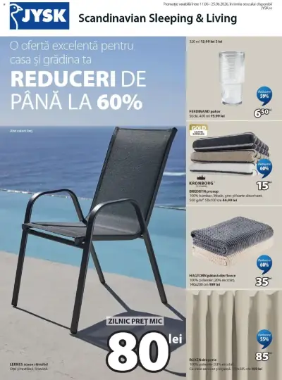 JYSK Catalog: Ofertă actuală din 11.06.2026
