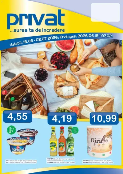 CBA Catalog Privat: Ofertă actuală din 18.06.2026