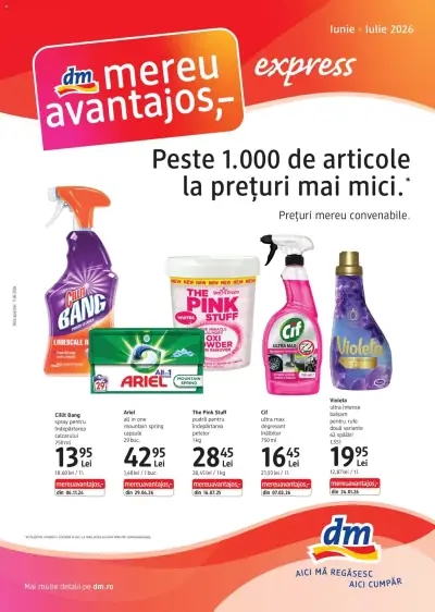DM drogeriemarkt Catalog Express: Ofertă actuală din 11.06.2026