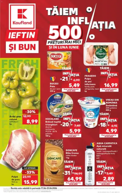 Kaufland Catalog: Ofertă actuală din 17.06.2026