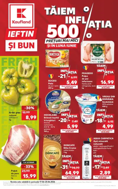 Kaufland Domnesti: Ofertă actuală din 17.06.2026