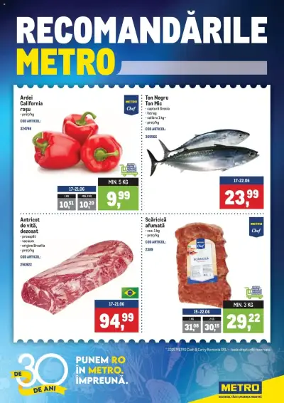 Metro Catalog: Ofertă actuală din 15.06.2026