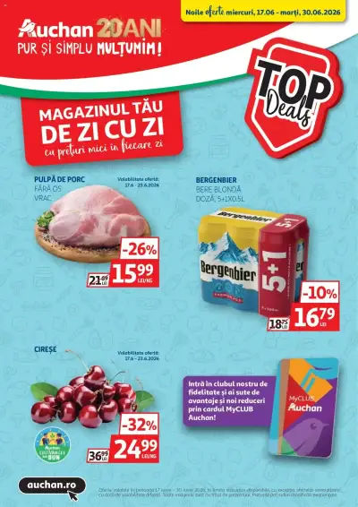 Auchan Catalog: Ofertă actuală din 17.06.2026