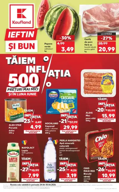 Kaufland Domnesti: Ofertă actuală din 24.06.2026