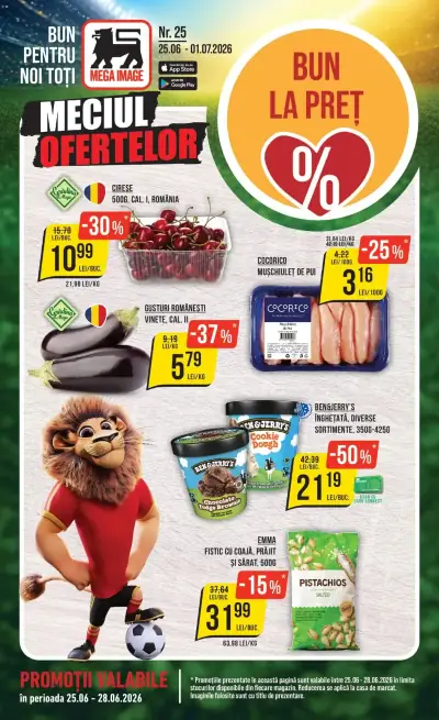 Mega Image Catalog: Ofertă actuală din 25.06.2026