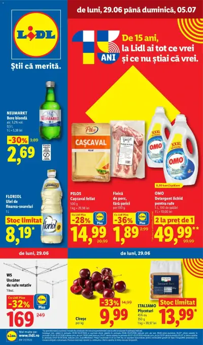 Lidl Catalog: Ofertă actuală din 29.06.2026