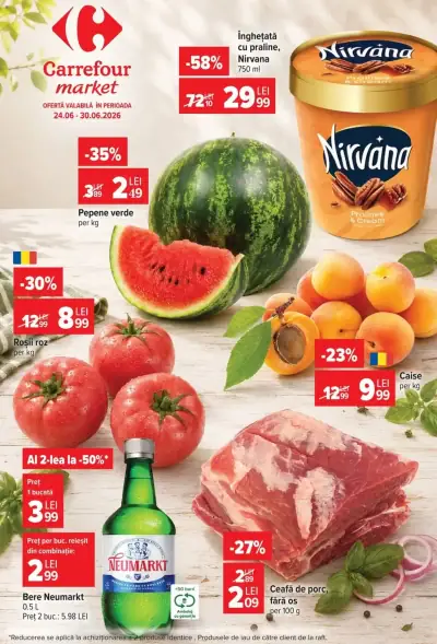 Carrefour Catalog Market: Ofertă actuală din 24.06.2026