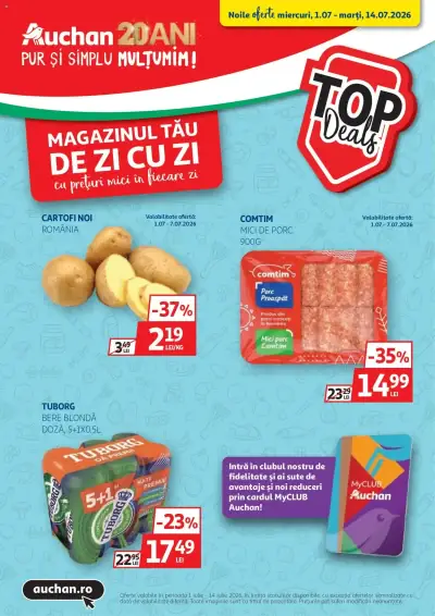 Auchan Catalog: Ofertă actuală din 01.07.2026