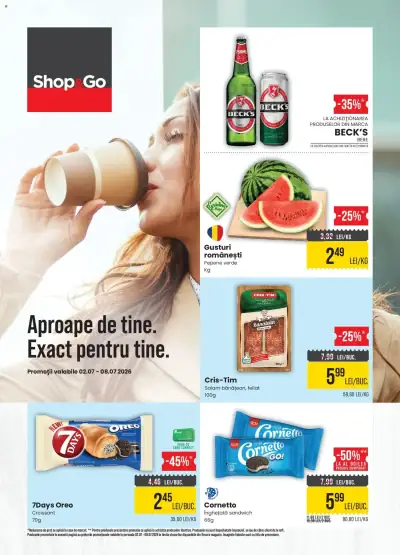 Mega Image Catalog Shop&Go: Ofertă actuală din 02.07.2026