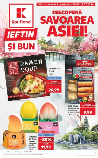 Kaufland Catalog Tematic: Ofertă actuală din 08.07.2026