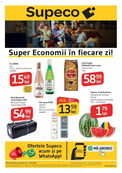 Supeco Catalog Bilingv: Ofertă actuală din 09.07.2026