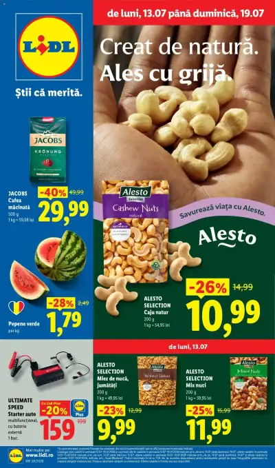 Lidl Catalog: Ofertă actuală din 13.07.2026
