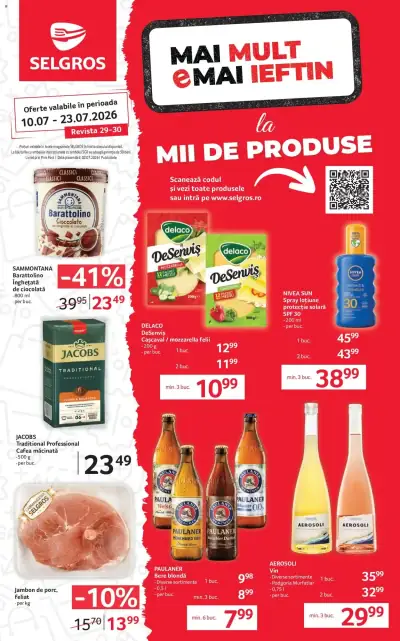 Selgros Catalog Magazine Mici: Ofertă actuală din 10.07.2026